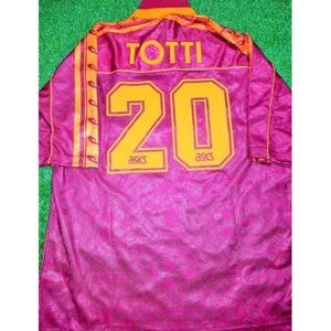 Totti AS Roma 1995 1996 Soccer Jersey BNWT XL